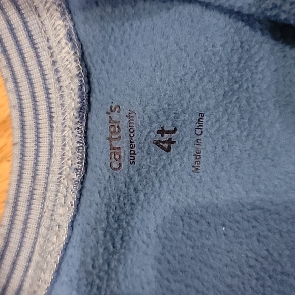 Carter's Fire Engine Fleece Footed Pajamas - Picture 4 of 4